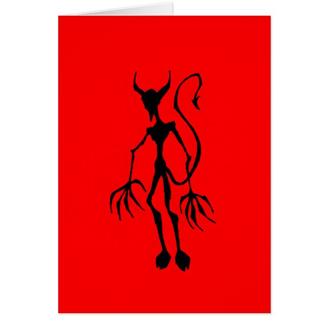 Creepy Devil Strichmännchen (Vorne)