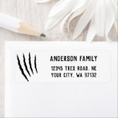 Creepy Dinosaur T Rex Claw Markierungen Adresse (Insitu)