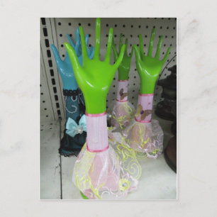 Creepy Discorporated Hands Postkarte