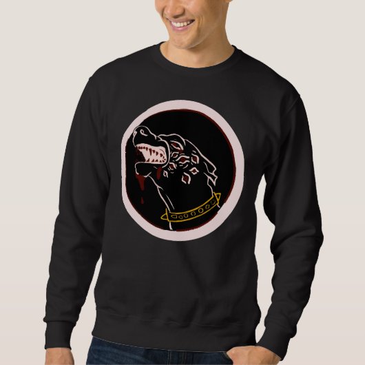 Creepy Dog Rottie Sweatshirt (Vorderseite)