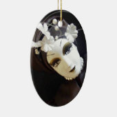 Creepy Doll Face Keramik Ornament (Rechts)