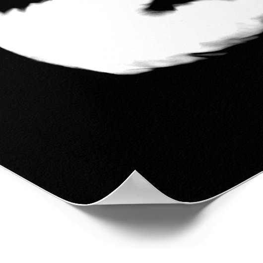 Creepy Doll Face Poster (Ecke)