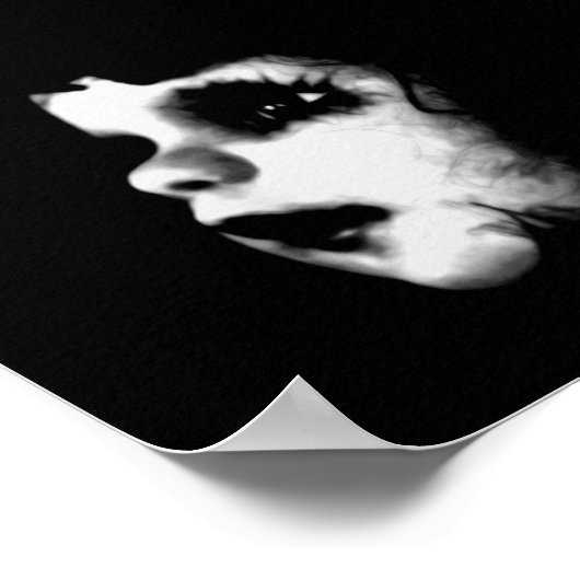 Creepy Doll Face Poster (Ecke)