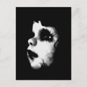 Creepy Doll Face Postkarte (Vorderseite)