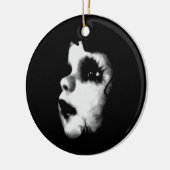 Creepy Doll Faces Keramik Ornament (Links)