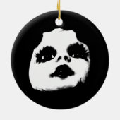 Creepy Doll Faces Keramik Ornament (Hinten)