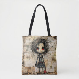 Creepy Doll mit Herz Tasche