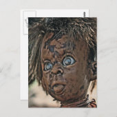 Creepy Doll Postkarte (Vorne/Hinten)