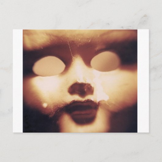 Creepy Doll Postkarte (Vorderseite)