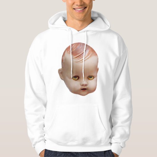 Creepy Doll's Head Hoodie (Vorderseite)