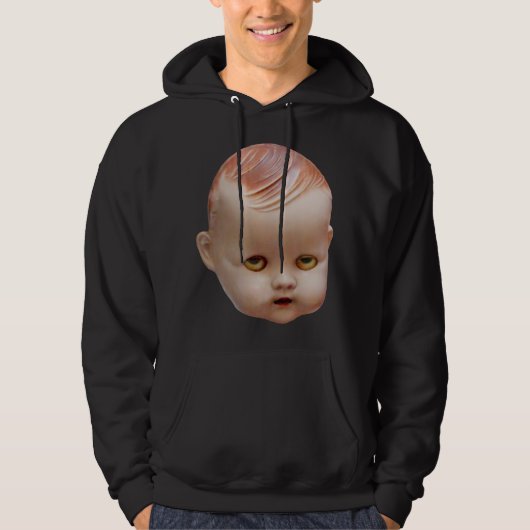 Creepy Doll's Head Hoodie (Vorderseite)