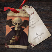 Creepy Dracula Halloween Gefallen Geschenkanhänger