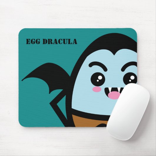 Creepy Egg Dracula - Halloween Mousepad (Mit Mouse)