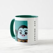 Creepy Egg Dracula - Halloween | Name hinzufügen Tasse (Vorderseite Links)