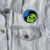 Creepy Egg Frankenstein - Halloween Button (Beispiel)