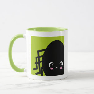 Creepy Egg Spider - Halloween Name hinzufügen Tasse