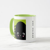 Creepy Egg Spider - Halloween | Name hinzufügen Tasse (Vorderseite Links)