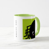 Creepy Egg Spider - Halloween | Name hinzufügen Tasse (VorderseiteRechts)