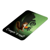 Creepy Eichhörnchen Shadow Magnet (Linke Seite)
