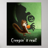 Creepy Eichhörnchen Shadow Poster (Vorne)