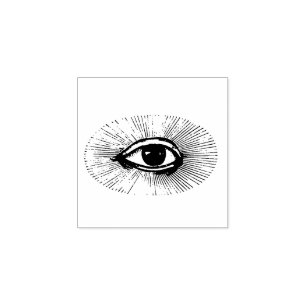 Creepy Eye   BRIEFMARKE Gummistempel