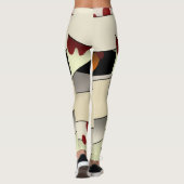 Creepy Eyes Halloween Leggings (Rückseite)