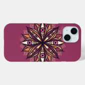 Creepy Eyes Psychedelic Blume Trippy Art Case-Mate iPhone Hülle (Rückseite (Horizontal))