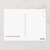 Creepy Eyes Psychedelic Blume Trippy Art Postkarte (Rückseite)