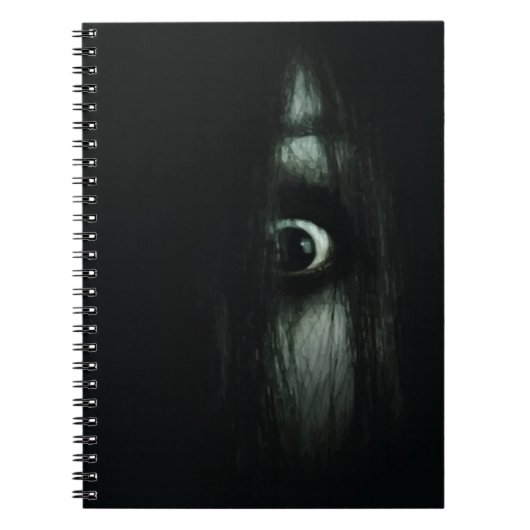 Creepy Eyes V01 Notizblock (Vorderseite)