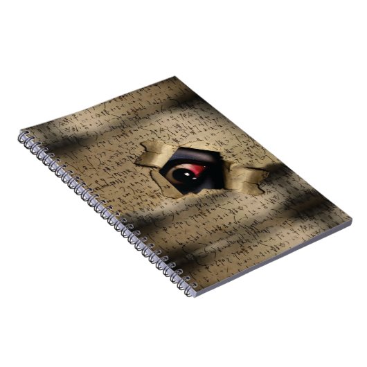 Creepy Eyes V02 Notizblock (Rechte Seite)