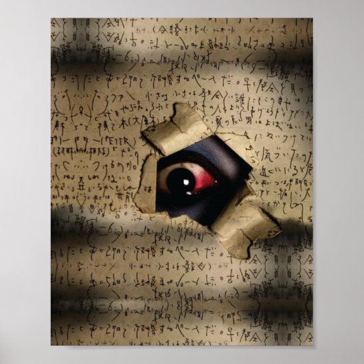 Creepy Eyes V02 Poster (Vorne)