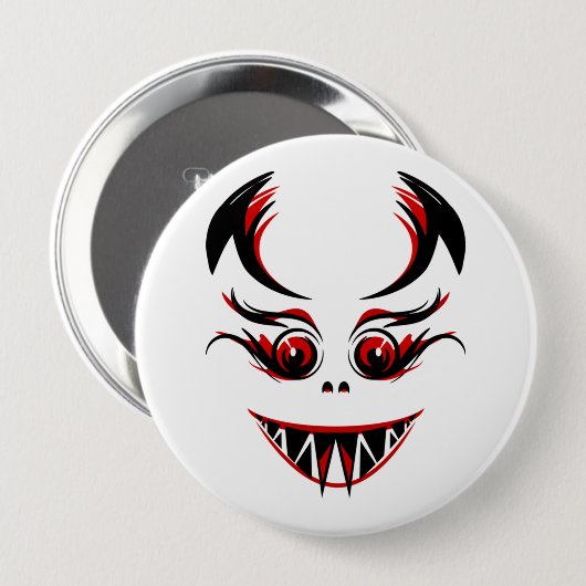 Creepy Face Button (Vorne & Hinten)