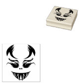 Creepy Face Gummistempel (Stempel)