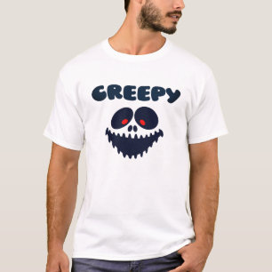 Creepy Face Halloween-Party für Männer T-Shirt