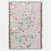 Creepy Flowers Pattern 6 Decke (Vorderseite Vertikal)