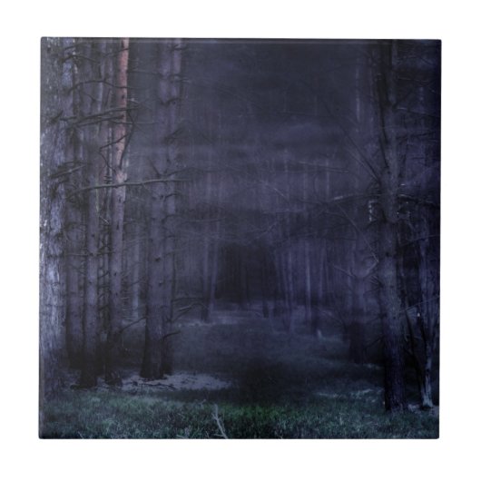 Creepy Forest Fliese (Vorderseite)