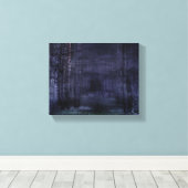 Creepy Forest Leinwanddruck (Insitu (Holzboden))