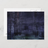 Creepy Forest Postkarte (Vorne/Hinten)