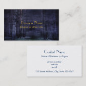 Creepy Forest Visitenkarte (Vorne/Hinten)