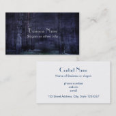 Creepy Forest Visitenkarte (Vorne/Hinten)