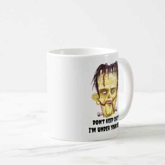 Creepy Frankenstein Kaffeetasse (VorderseiteRechts)