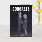 CREEPY FUNNY HORROR WEDD GLÜCKWUNSCH GREETING CARD KARTE (Gelbe Blume)