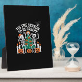 Creepy Funny Skeleton Halloween Spooky Fotoplatte (Seite)