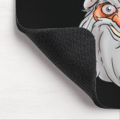 Creepy Funny Weihnachtsgeschenk Er kennt Crazy Sa Mousepad (Ecke)