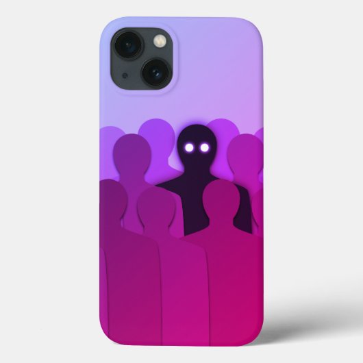 Creepy Ghost Horror Art Case-Mate iPhone Hülle (Rückseite)