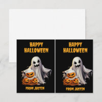 Creepy Ghost Jack O' Lanterns Halloween-Klassenzim