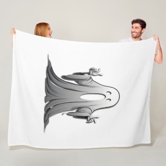 Creepy Ghost of Salem Fleecedecke (Beispiel)