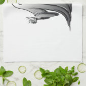 Creepy Ghost of Salem Geschirrtuch (Gefaltet)