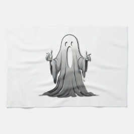 Creepy Ghost of Salem Geschirrtuch