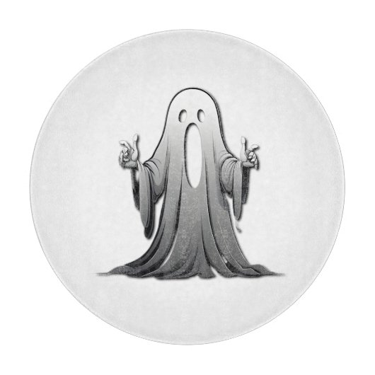 Creepy Ghost of Salem Schneidebrett (Vorderseite)